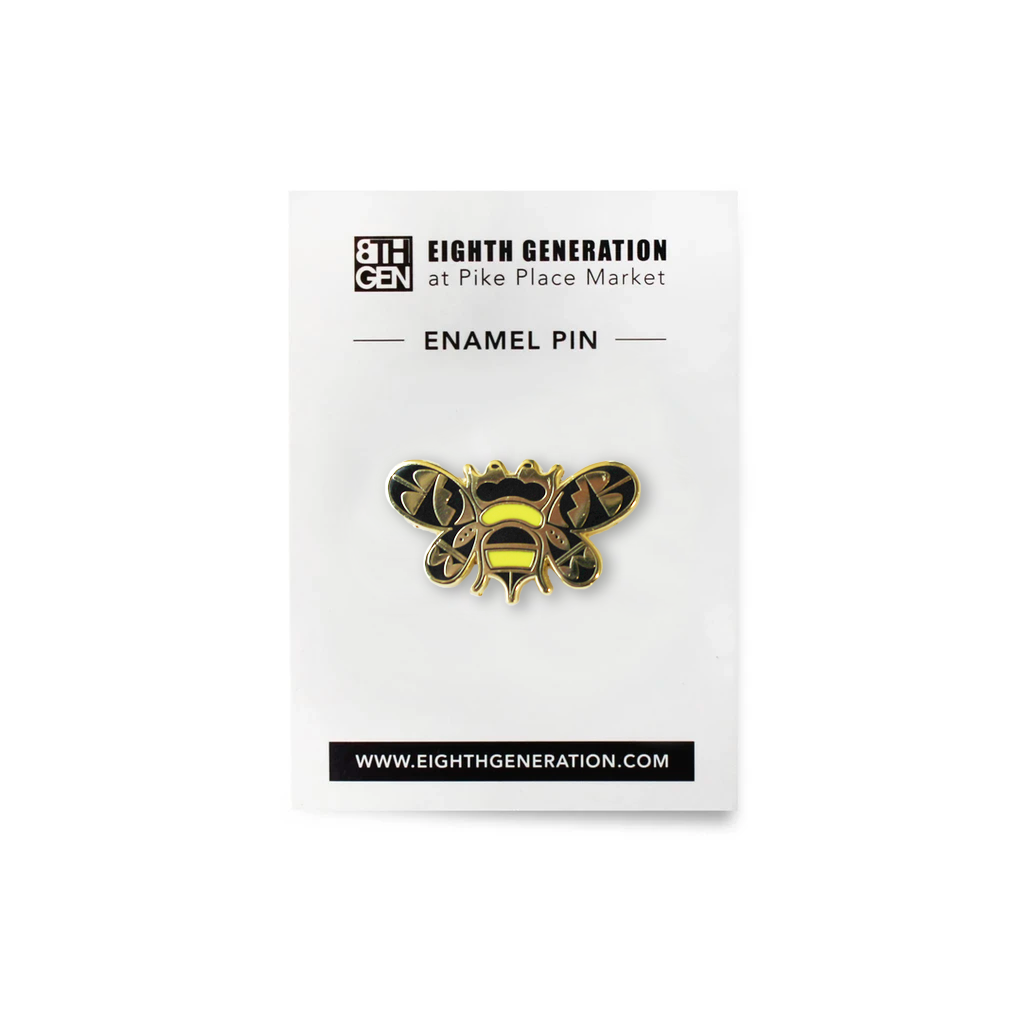 Bee Supportive Enamel Pin